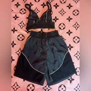 Basketball shorts set